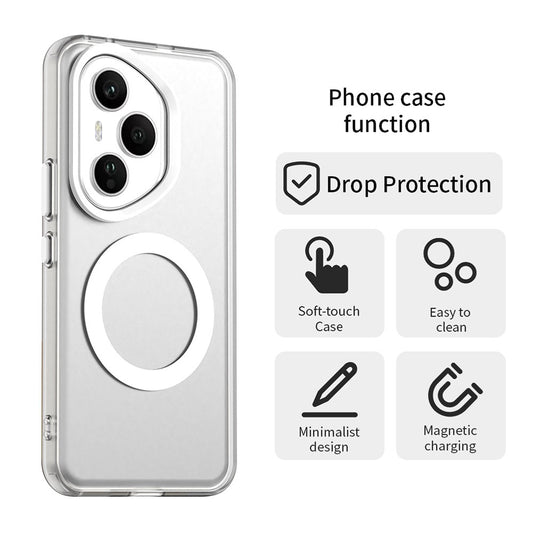 Θήκη MagSafe για Honor 400 Pro, Techsuit, CandyCase, Λευκό