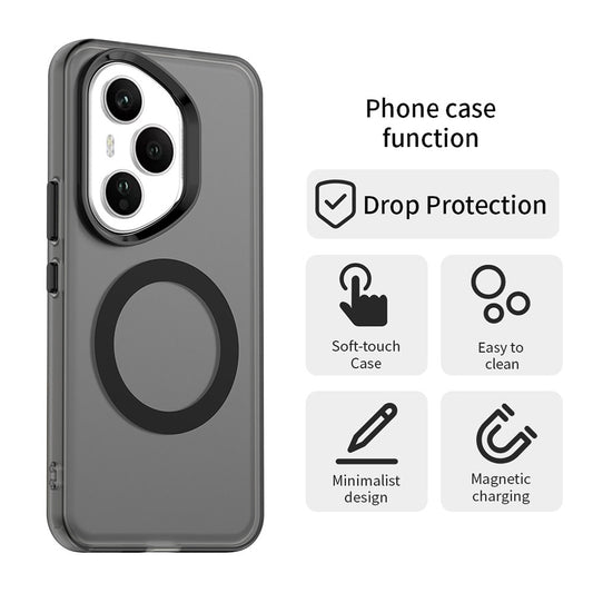 Θήκη MagSafe για Honor 400 Pro, Techsuit, CandyCase, Μαύρο