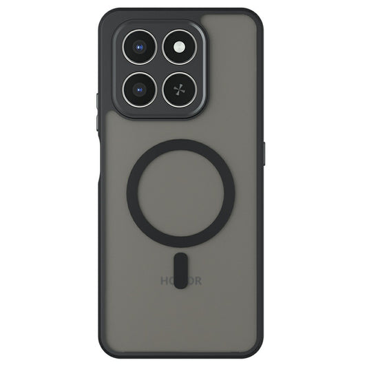 Θήκη MagSafe για Honor 400 Smart 4G / X7d 4G / 400 Smart 5G, Techsuit, PureFrost, Ματ Μαύρη