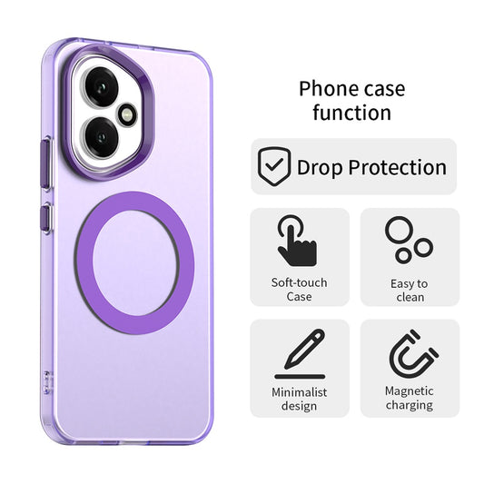 Θήκη MagSafe για Honor 400, Techsuit, CandyCase, Μωβ