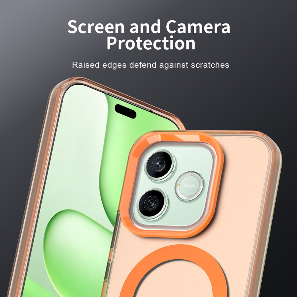 Θήκη MagSafe για Honor 600 Lite, Techsuit, CandyCase, Πορτοκαλί