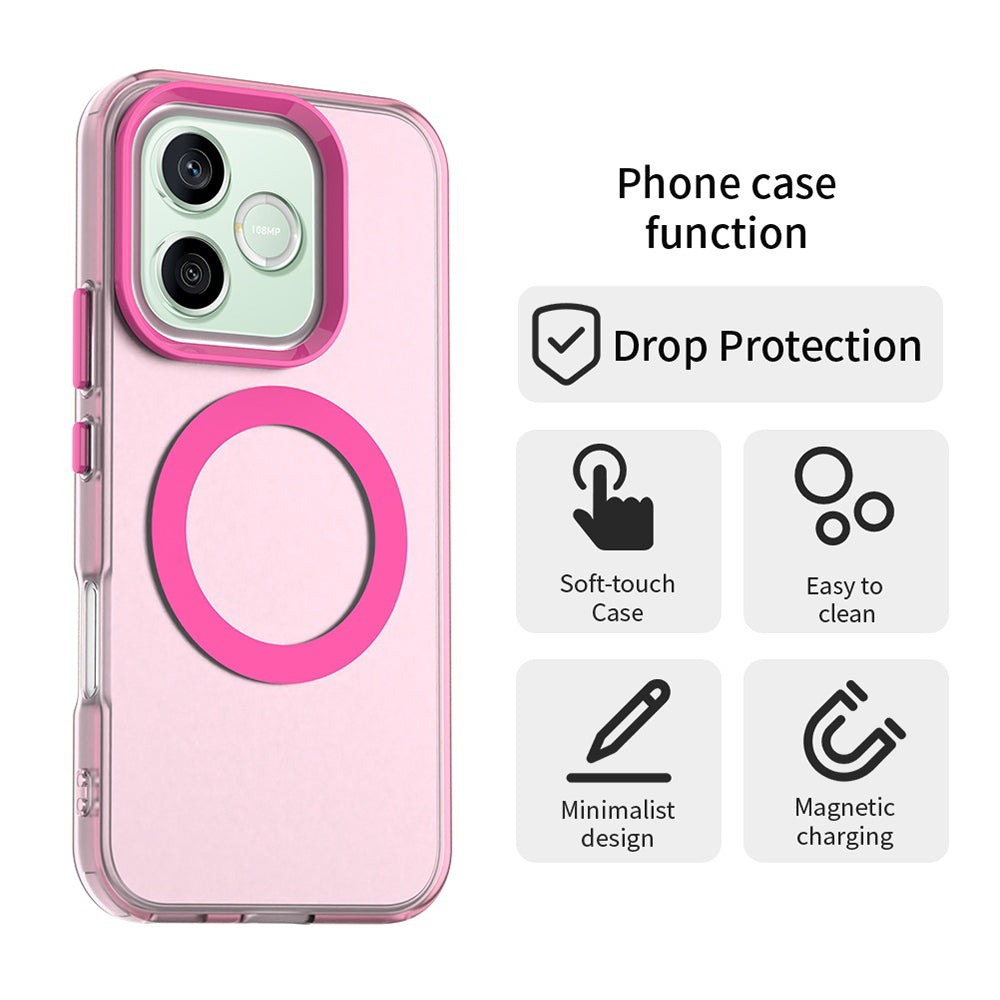 Θήκη MagSafe για Honor 600 Lite, Techsuit, CandyCase, Ροζ