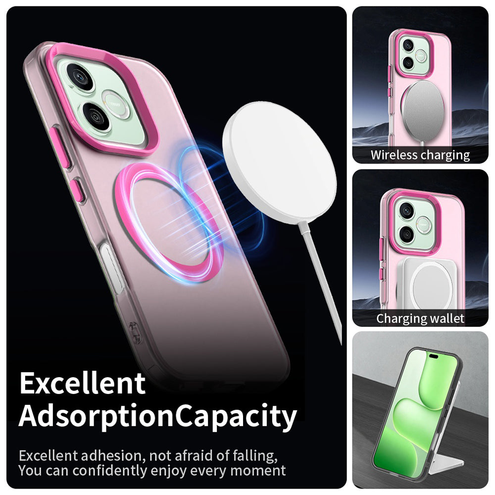 Θήκη MagSafe για Honor 600 Lite, Techsuit, CandyCase, Ροζ