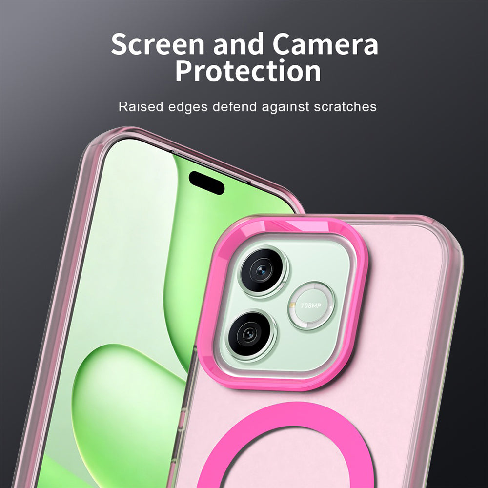 Θήκη MagSafe για Honor 600 Pro / 600, Techsuit, CandyCase, Ροζ