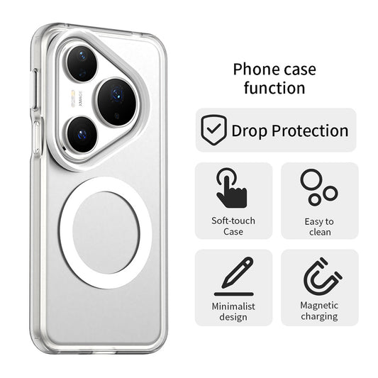Θήκη MagSafe για Huawei Pura 80 Pro, Techsuit, CandyCase, Λευκό