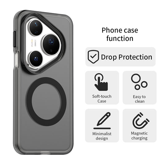 Θήκη MagSafe για Huawei Pura 80 Pro, Techsuit, CandyCase, Μαύρο