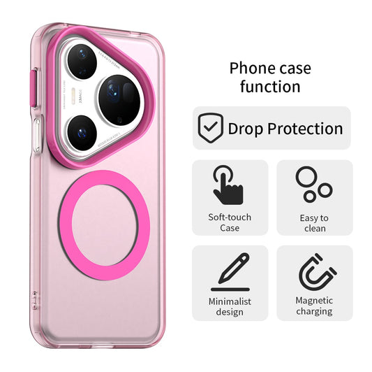 Θήκη MagSafe για Huawei Pura 80 Ultra, Techsuit, CandyCase, Ροζ