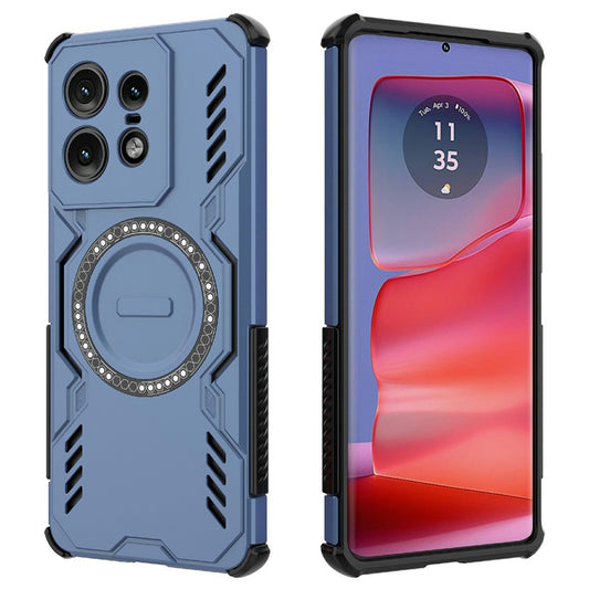 Θήκη MagSafe για Motorola Edge 50 Pro, Techsuit, ArmorMag, Μπλε