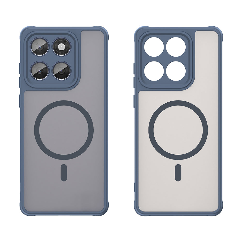 Θήκη MagSafe για Motorola Edge 60 Fusion / Edge 60, Techsuit, HaloFrost II, Μπλε Σκούρο