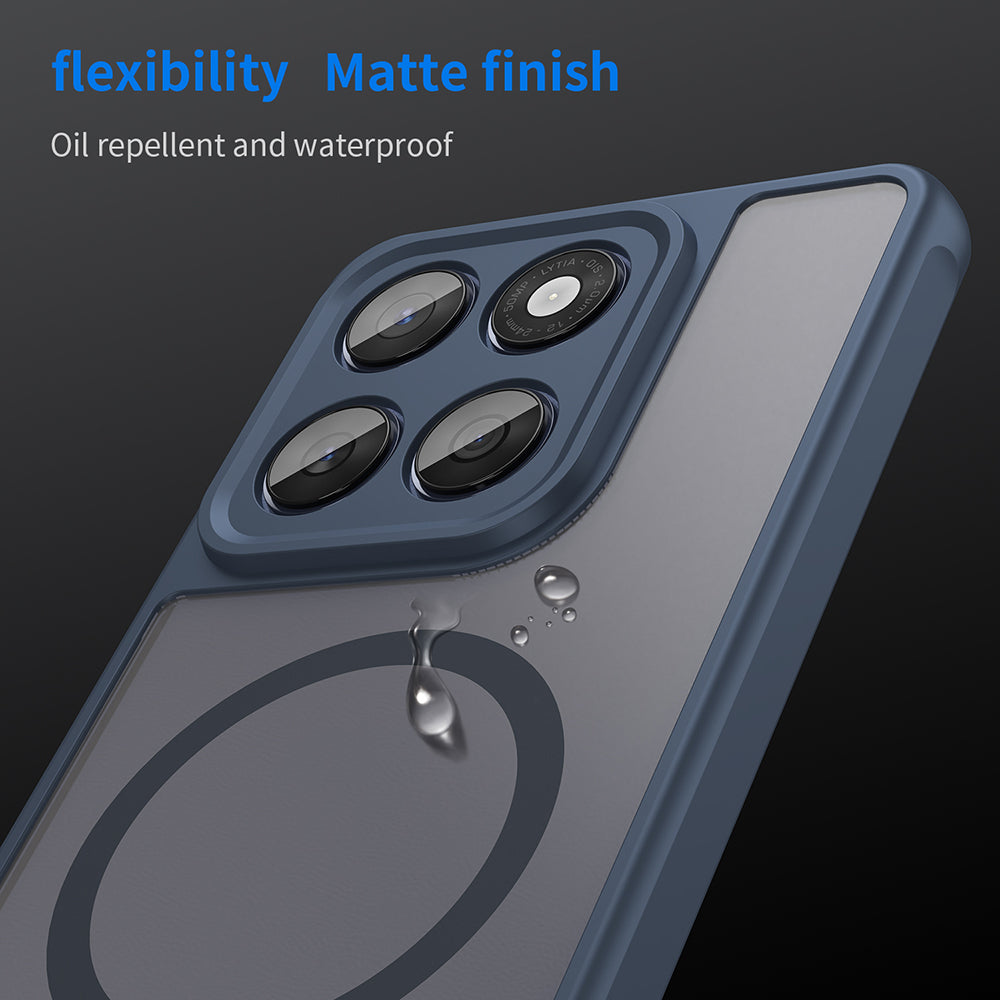 Θήκη MagSafe για Motorola Edge 60 Fusion / Edge 60, Techsuit, HaloFrost II, Μπλε Σκούρο