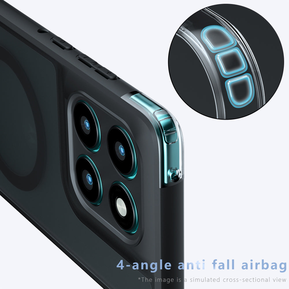 MagSafe Case for Motorola Edge 60 Fusion / Edge 60, Techsuit, PureFrost, Satin Black