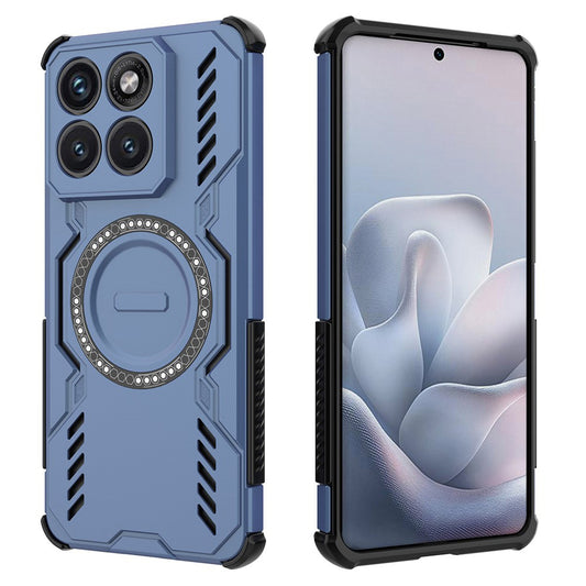 Θήκη MagSafe για Motorola Edge 70 Fusion, Techsuit, ArmorMag, Μπλε