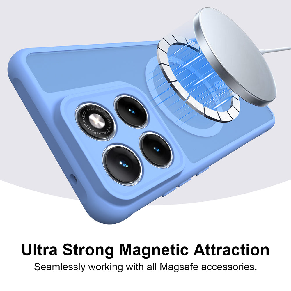Θήκη MagSafe για Motorola Edge 70 Fusion, Techsuit, HaloFrost II, Μπλε