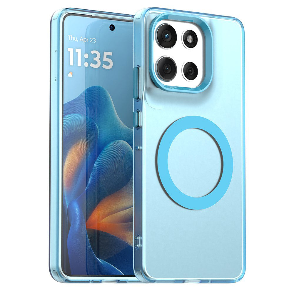 Θήκη MagSafe για Motorola Moto G86, Techsuit, CandyCase, Μπλε