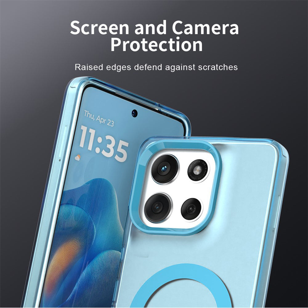 Θήκη MagSafe για Motorola Moto G86, Techsuit, CandyCase, Μπλε