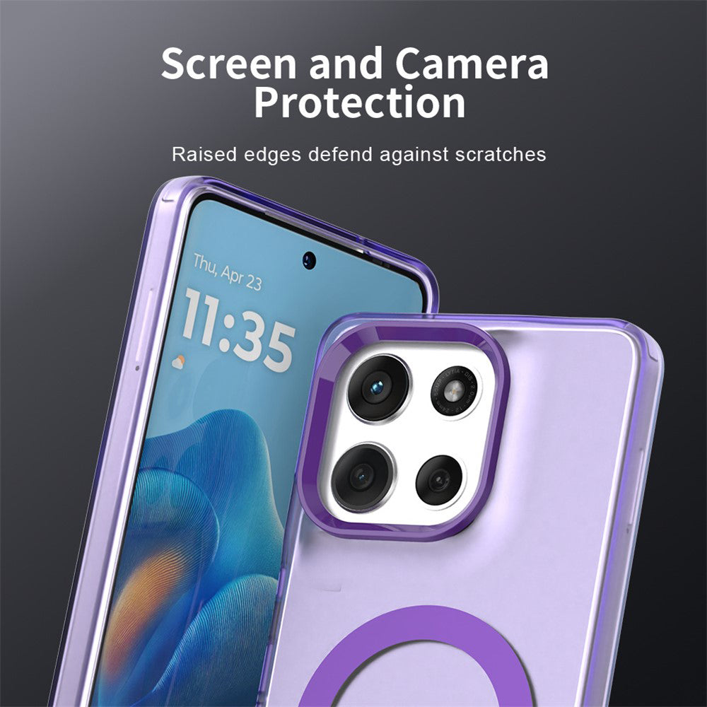 Θήκη MagSafe για Motorola Moto G86, Techsuit, CandyCase, Μωβ