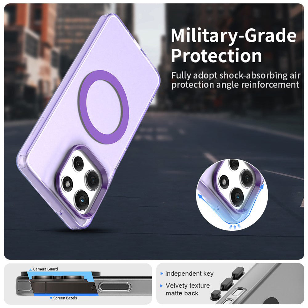 Θήκη MagSafe για Motorola Moto G86, Techsuit, CandyCase, Μωβ