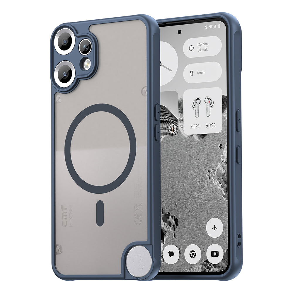 Θήκη MagSafe για Nothing CMF Phone 2 Pro, Techsuit, HaloFrost II, Μπλε Σκούρο
