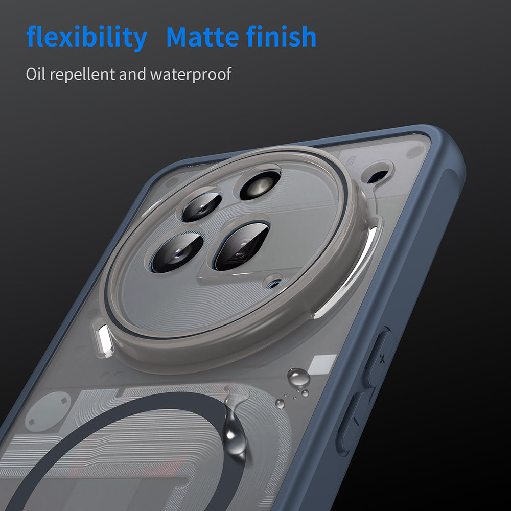 Θήκη MagSafe για Nothing Phone (3a) Pro, Techsuit, HaloFrost II, Μπλε Σκούρο