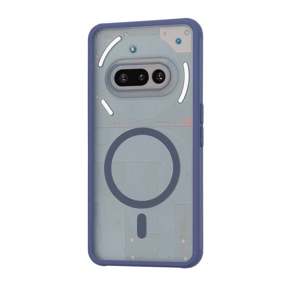 Θήκη MagSafe για Nothing Phone (3a), Techsuit, HaloFrost, Μπλε Σκούρο