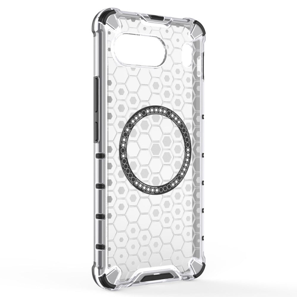 Θήκη MagSafe για OnePlus Nord 4, Techsuit, HoneyComb Shield, Λευκό