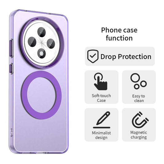 Θήκη MagSafe για Oppo Reno12 FS 5G / Reno12 FS 4G / Reno12 F 4G / Reno12 F, Techsuit, CandyCase, Μωβ