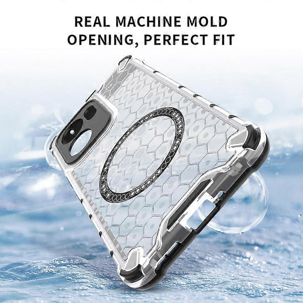 Θήκη MagSafe για Oppo Reno13 FS 5G / Reno13 F 4G / Reno13 F, Techsuit, HoneyComb Shield, Μαύρο