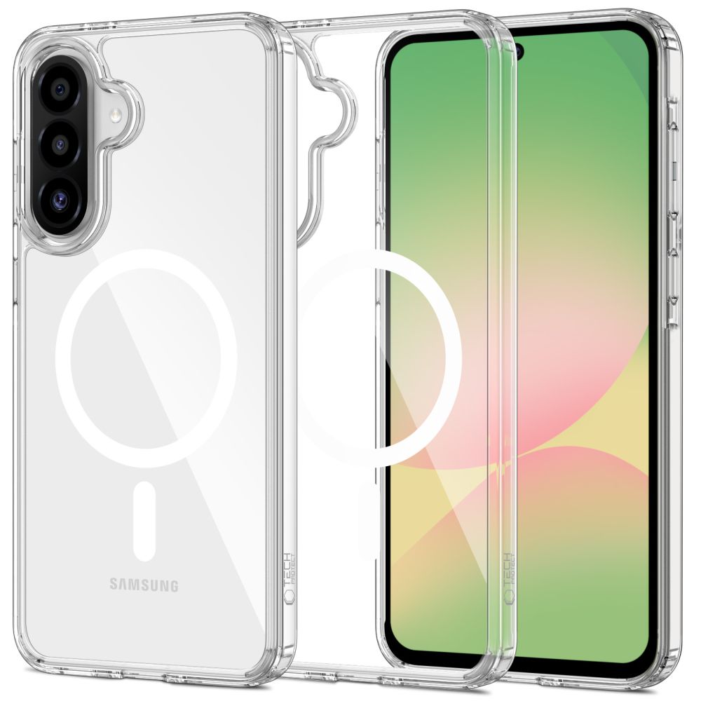 Θήκη MagSafe για Samsung Galaxy A56 A566, Tech-Protect, Flexair Hybrid, Διάφανη