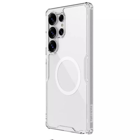 Θήκη MagSafe για Samsung Galaxy S25 Ultra S938, Nillkin, Nature Pro, Διαφανής