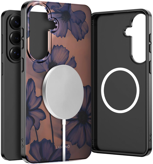 Θήκη MagSafe για Samsung Galaxy S26 S942, Tech-Protect, Lamano Velvet Night, Μαύρη