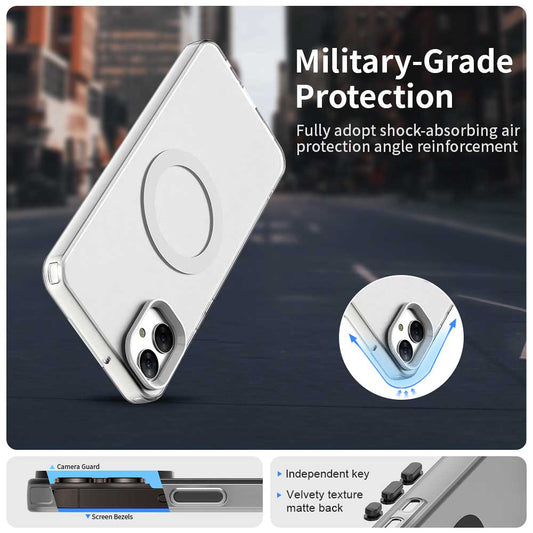 Θήκη MagSafe για Samsung Galaxy A05 A055, Techsuit, CandyCase, Λευκό