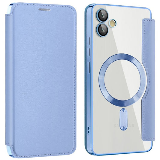 Θήκη MagSafe για Samsung Galaxy A05 A055, Techsuit, SmartMag Book, Μπλε