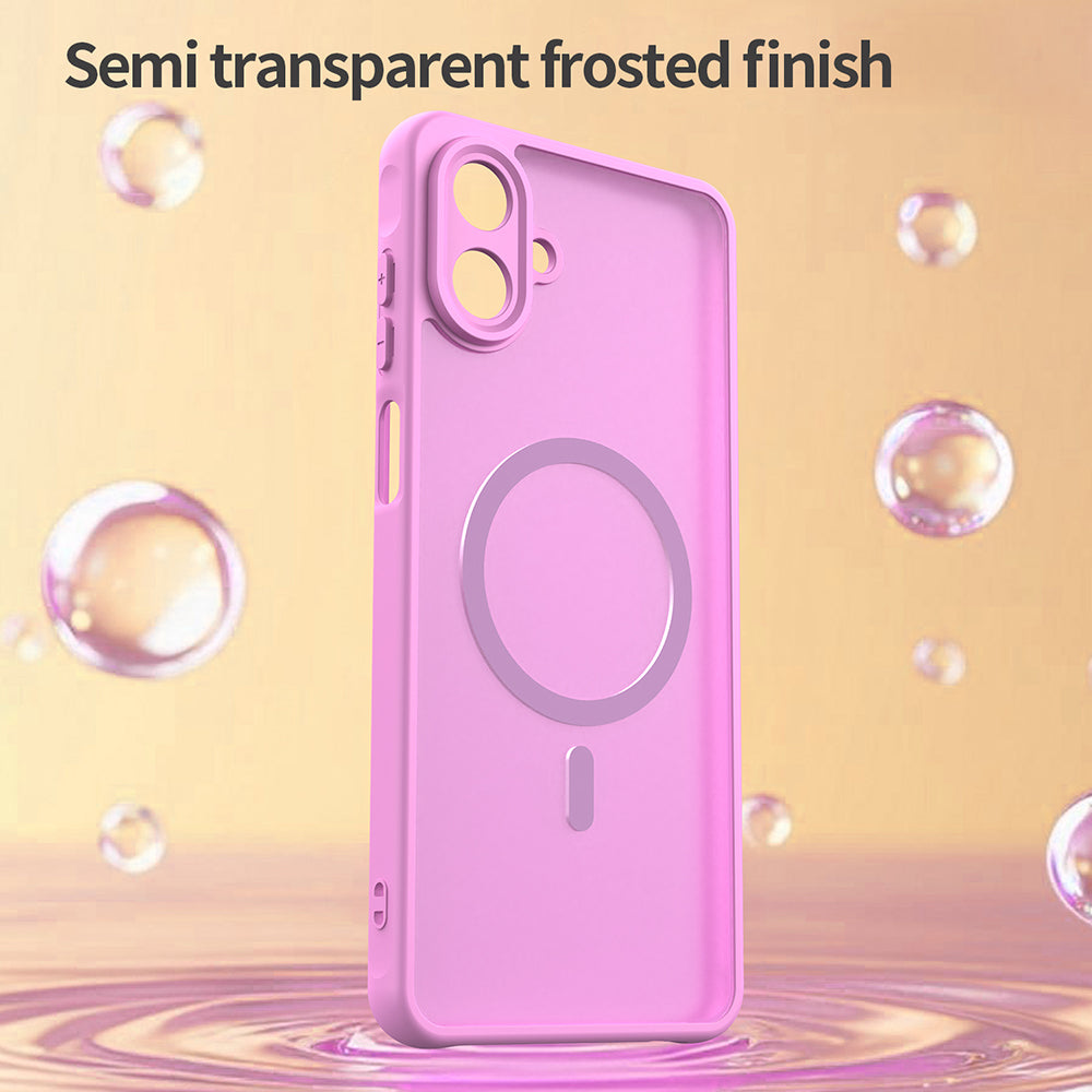 Θήκη MagSafe για Samsung Galaxy A07 4G A075, Techsuit, HaloFrost II, Ροζ
