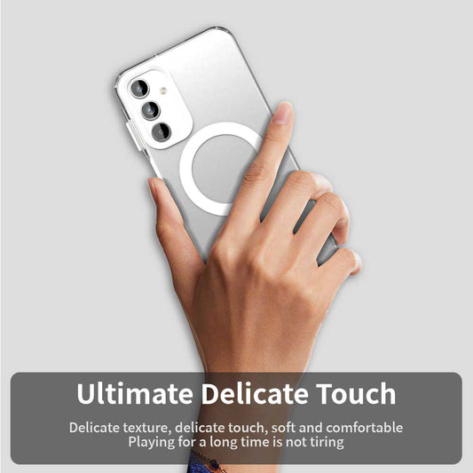 Θήκη MagSafe για Samsung Galaxy A15 5G A156 / A15 A155, Techsuit, CandyCase, Λευκό