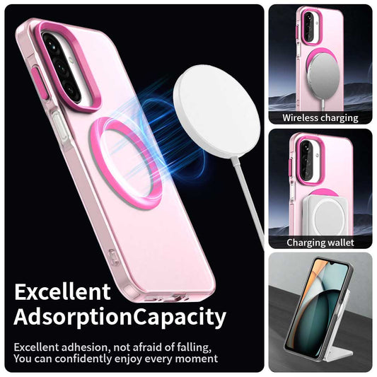Θήκη MagSafe για Samsung Galaxy A17 5G, Techsuit, CandyCase, Ροζ