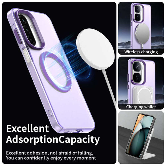Θήκη MagSafe για Samsung Galaxy A26 A266, Techsuit, CandyCase, Μωβ
