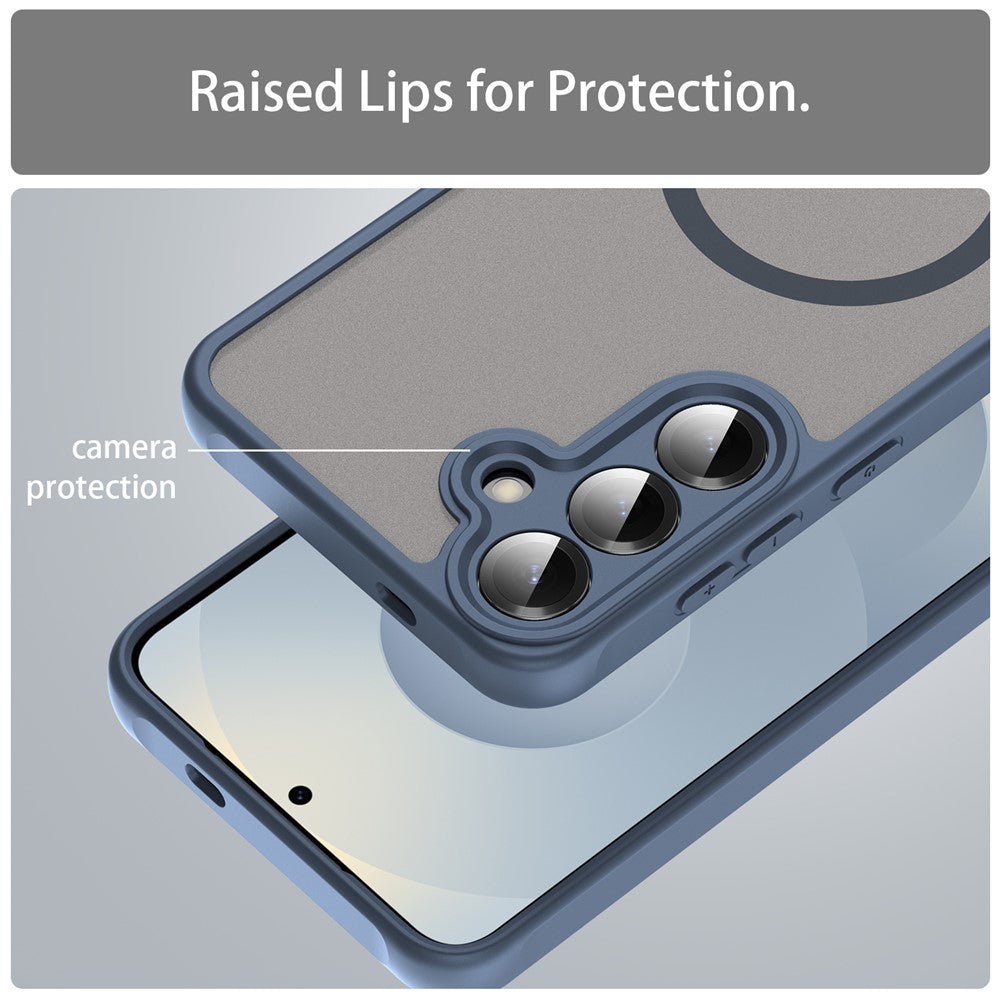 Θήκη MagSafe για Samsung Galaxy A27 5G, Techsuit, HaloFrost II, Μπλε Σκούρο