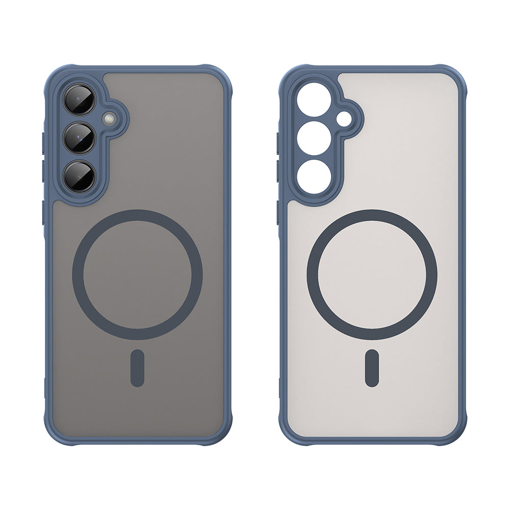 Θήκη MagSafe για Samsung Galaxy A55 5G A556, Techsuit, HaloFrost II, Μπλε Σκούρο