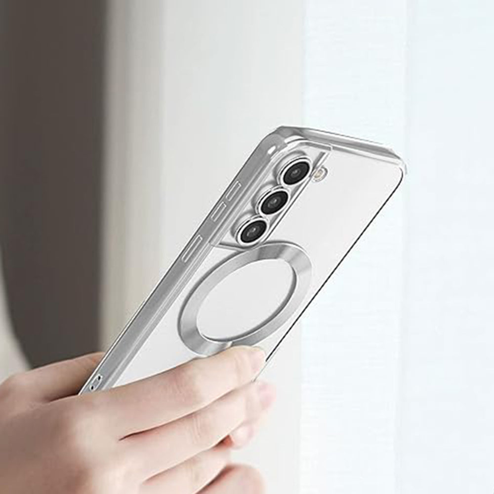 Θήκη MagSafe για Samsung Galaxy A56 A566 / A36 A366, Techsuit, Luxury Crystal, Ανοιχτό Πράσινο
