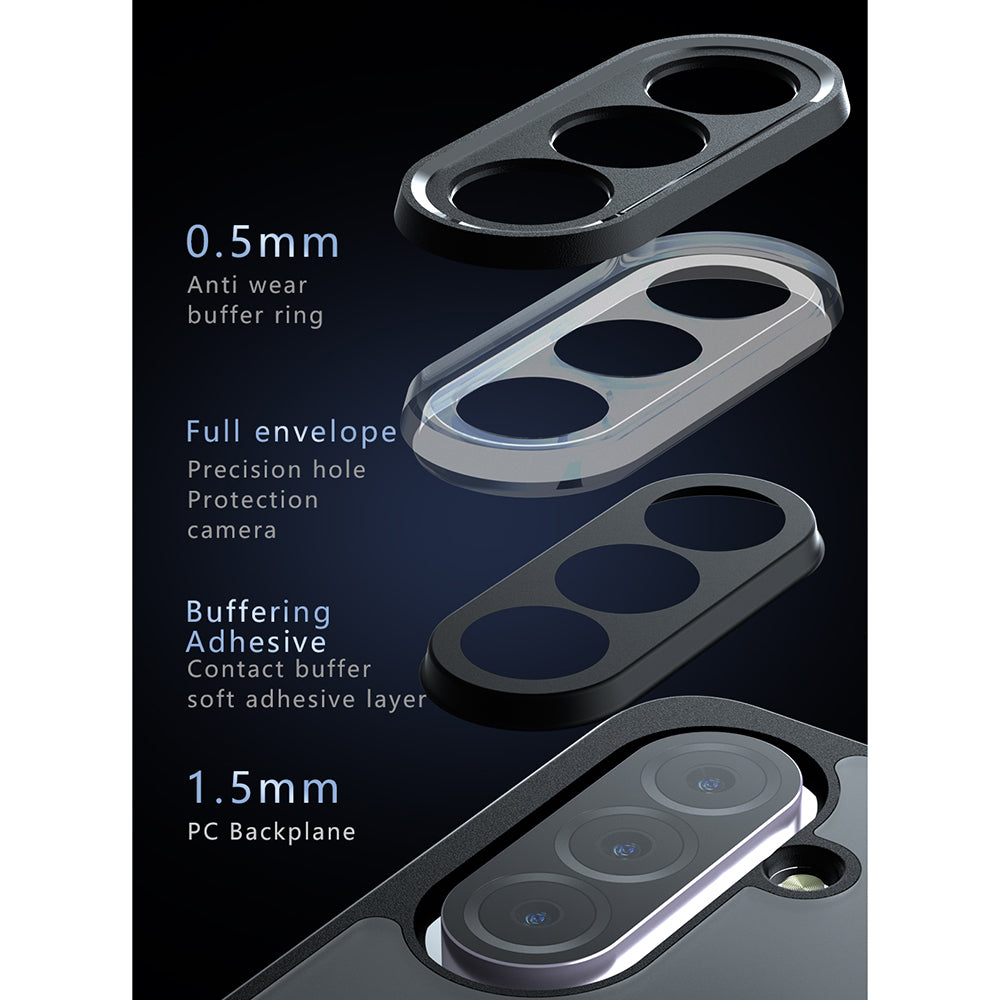 Θήκη MagSafe για Samsung Galaxy A56 A566, Techsuit, PureFrost, Μαύρο Σατινέ