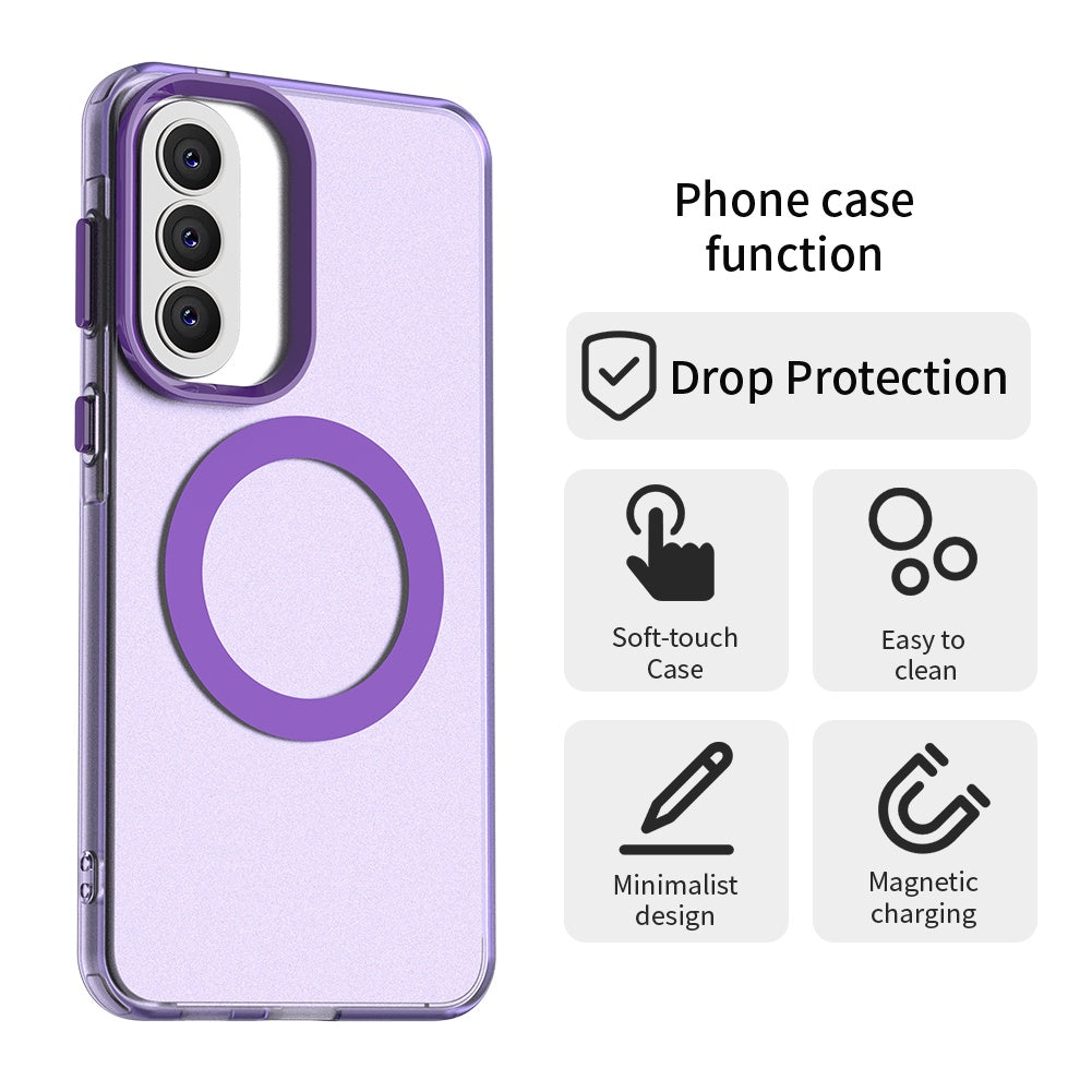 Θήκη MagSafe για Samsung Galaxy A57 5G, Techsuit, CandyCase, Μωβ