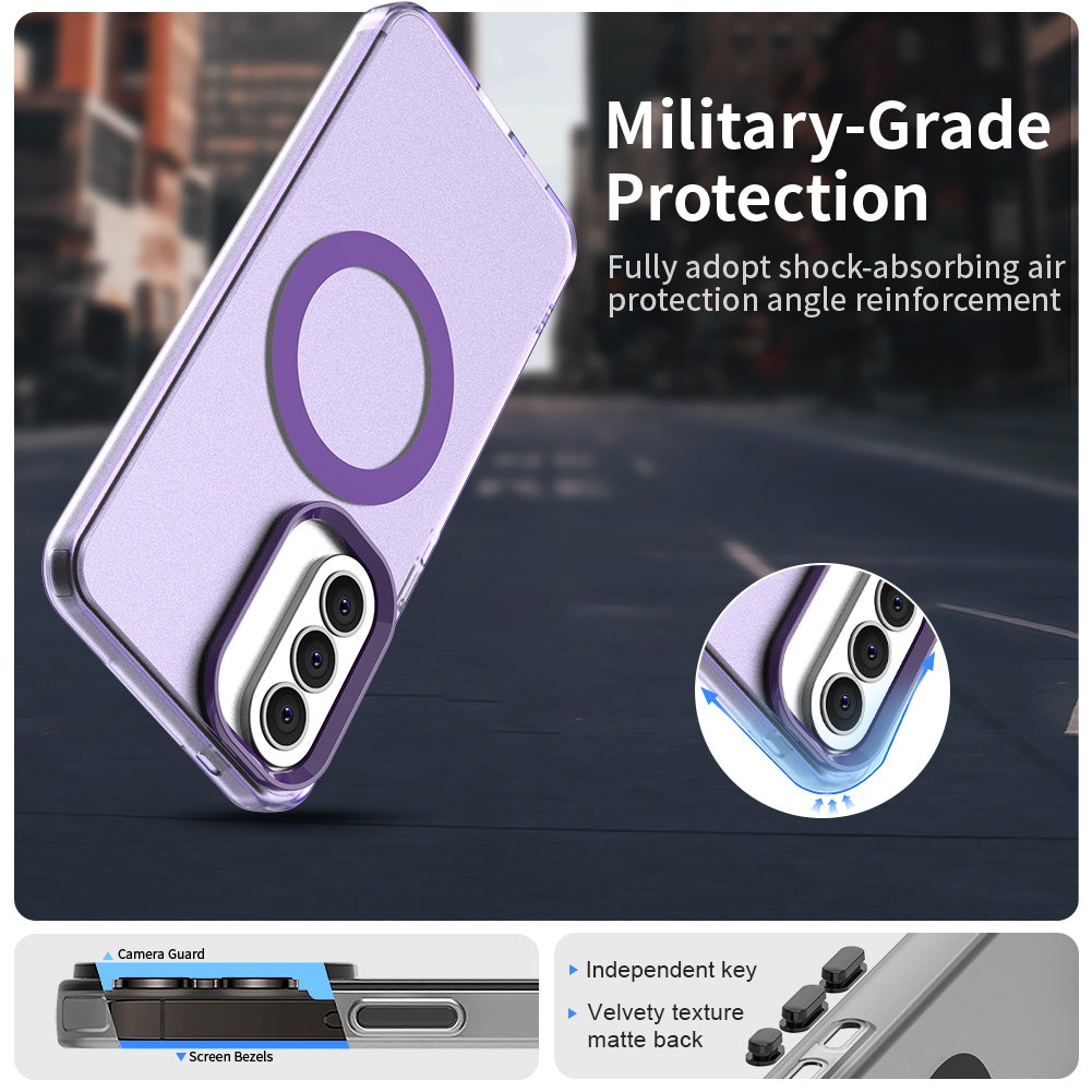 Θήκη MagSafe για Samsung Galaxy A57 5G, Techsuit, CandyCase, Μωβ
