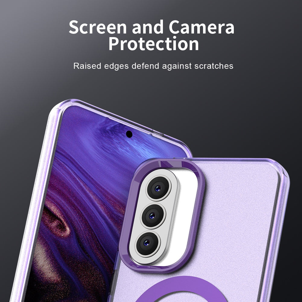 Θήκη MagSafe για Samsung Galaxy A57 5G, Techsuit, CandyCase, Μωβ