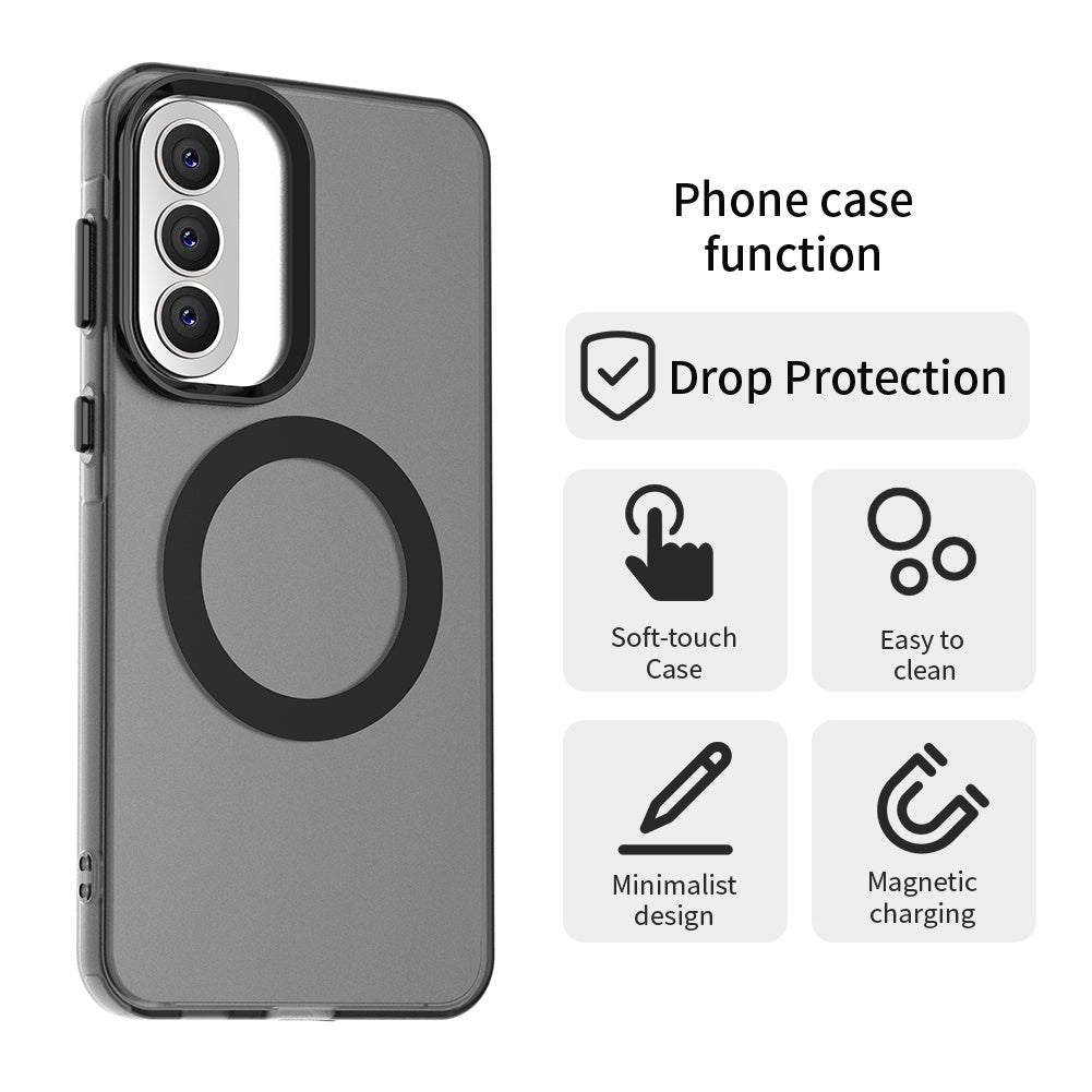 Θήκη MagSafe για Samsung Galaxy A57 5G, Techsuit, CandyCase, Μαύρη