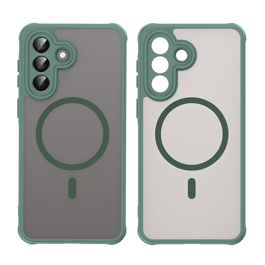 Θήκη MagSafe για Samsung Galaxy A57 5G, Techsuit, HaloFrost II, Πράσινη