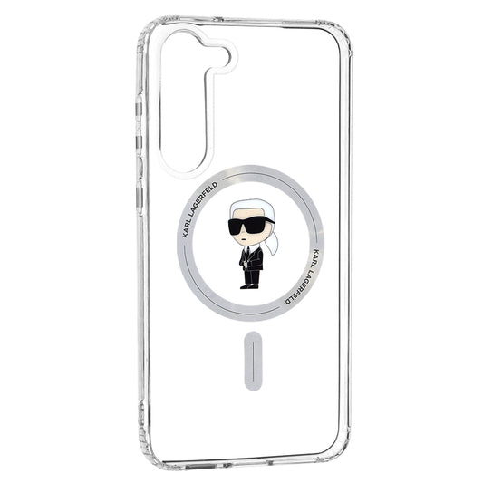 Θήκη MagSafe για Samsung Galaxy S23+ S916, Karl Lagerfeld, IML Ikonik Karl, Διάφανη