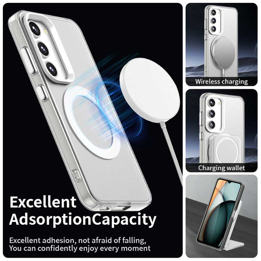 Θήκη MagSafe για Samsung Galaxy S23+ S916, Techsuit, CandyCase, Λευκό