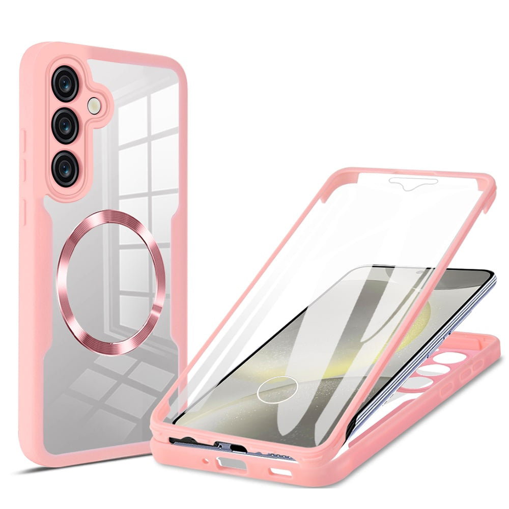 Θήκη MagSafe για Samsung Galaxy S24+ S926, Techsuit, ColorVerse 360, Ροζ
