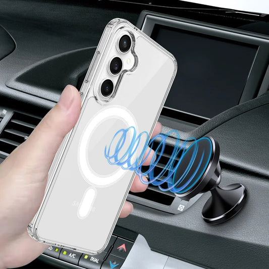 Θήκη MagSafe για Samsung Galaxy S24+ S926, Techsuit, Pro, Διαφανής