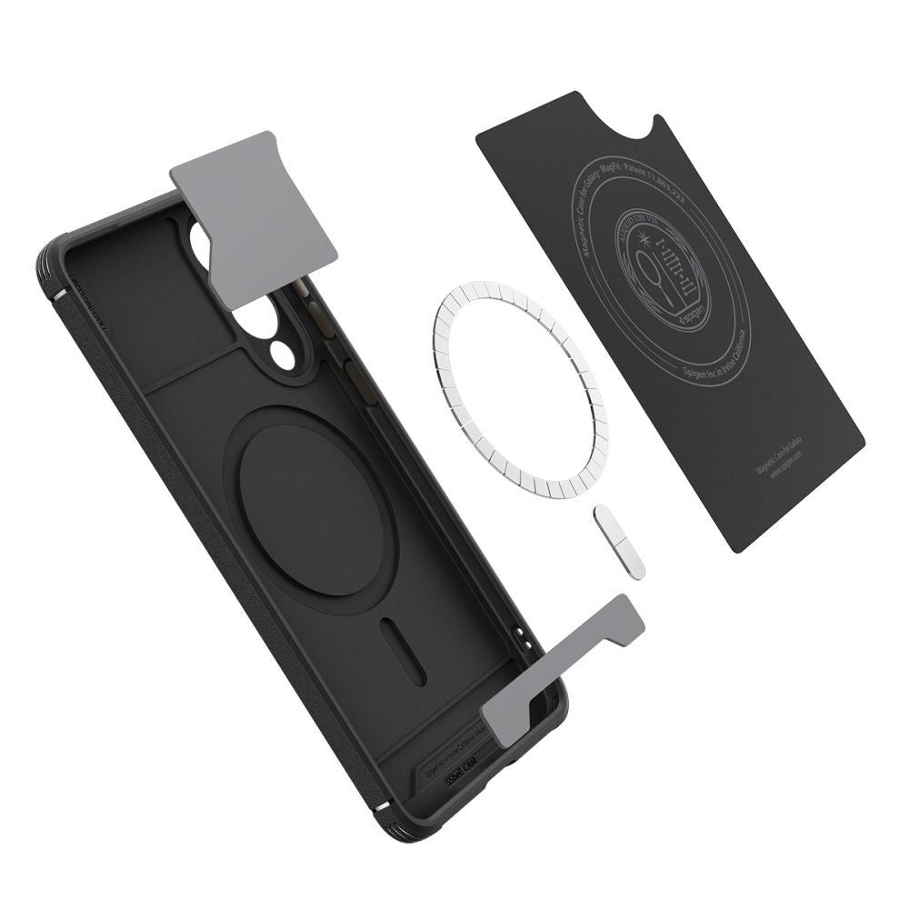 Θήκη MagSafe για Samsung Galaxy S25 Edge S937, Spigen, Core Armor, Ματ Μαύρη ACS09406